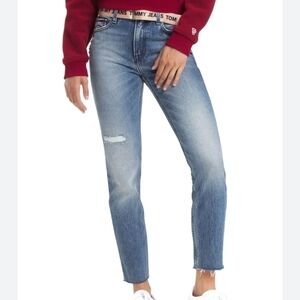 tommy Hilfiger Denim High-rise Slim IZZY Crop Light blue size 29